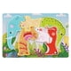 thumbnail image 2 of Rompecabezas de animales de madera, rompecabezas educativo temprano para reconocer animales y combinar formas. Elefante, 2 of 9