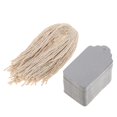 thumbnail image 4 of GUOOL 100pcs Christmas Gift Tag Wedding Kraft Paper Gift Lable Price Tags Grey, 4 of 8