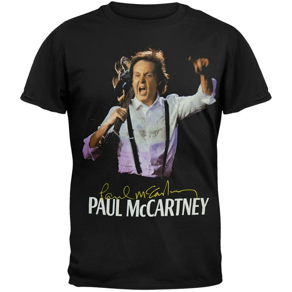 Paul McCartney Men's Las Vegas Event 2011 Tour Soft Short Sleeve T Shirt
