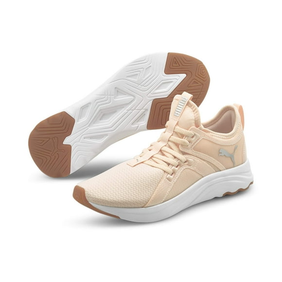 Puma Women's SOFTRIDE Sophia Running Shoe, Eco Cloud Pink-Metallic Silver, 8