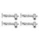 thumbnail image 5 of 4 Uds conector tipo ancla acero al carbono galvanizado estándar europeo 4040 ángulo oblicuo 0/180 grados, 5 of 14