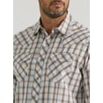 thumbnail image 3 of Wrangler Fashion Snap Brown Plaid - Mens Shirt  - 112344820, 3 of 4