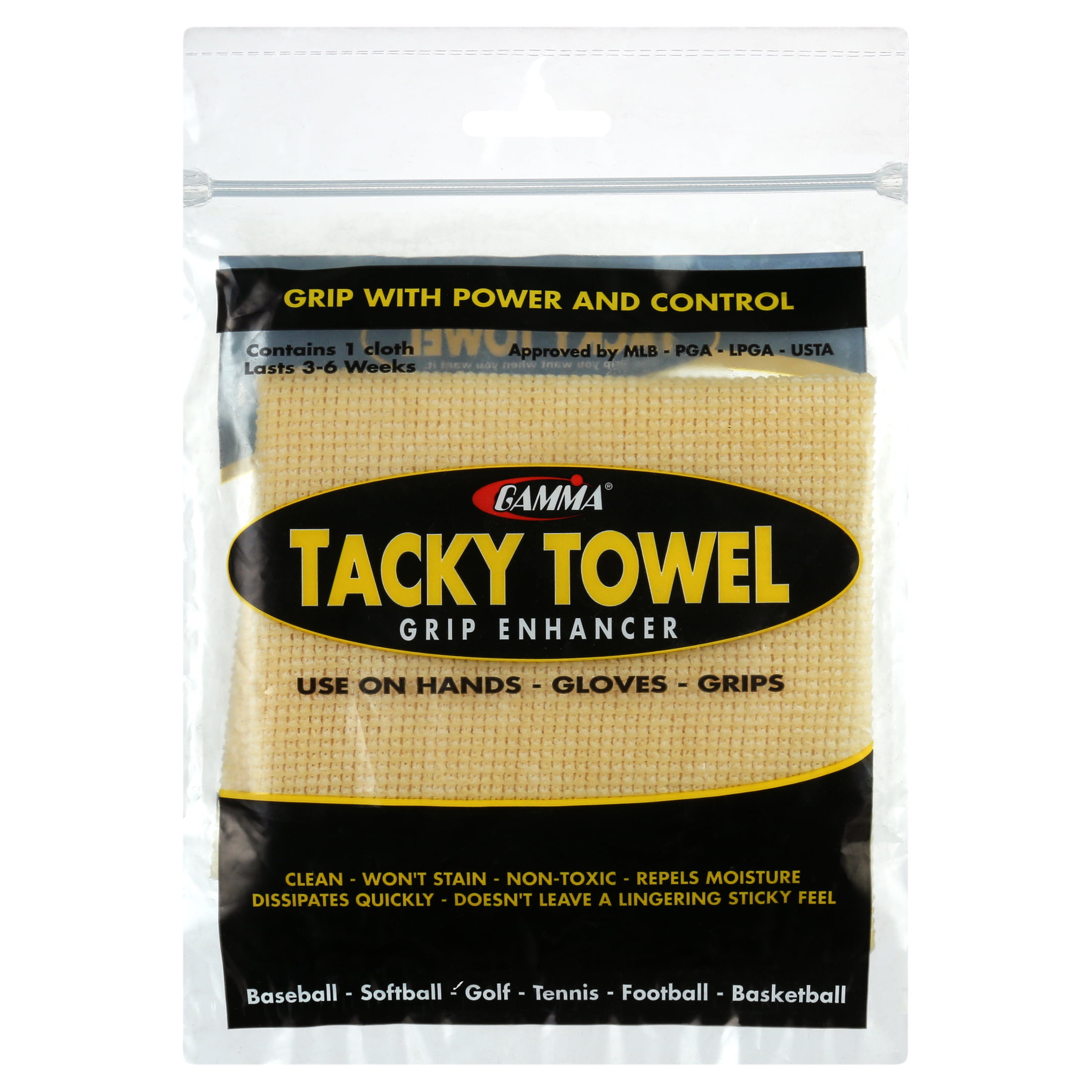  GELFORT Tacky Towel for Tennis, Grip Enhancer for Golf