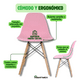 thumbnail image 3 of Silla Eames INMATMEX Rosa Minimalista 9pz, 3 of 9