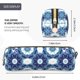 thumbnail image 3 of Balery Vintage Blue Estuche de Lápices de Cuero Impreso, Estuche para Suministros de Arte, Estuche de Lápices con Cremallera, Estuche de Almacenamiento de Papelería, 3 of 7