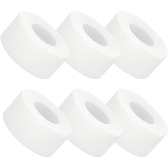 4 Rolls Collar Tape White Cloth Reducer Foam Reducing Sweat Pads Hat Sweatband Sizing Strip Insert Comfortable Liner Invisible Caps Hats Stain Protector Tapes DIY