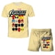thumbnail image 1 of Marvel The Avengers Capitán América Hulk Spiderman Outfit Conjuntos de ropa para niños Baby Boys Girls Top Shorts 2 piezas Trajes para Children10T Gao Jinjia LED, 1 of 2