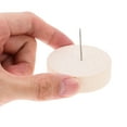 thumbnail image 3 of FRCOLOR Wooden Display Stand with Metal Needle for Crochet Dolls 6 Pieces Khaki Small Size, 3 of 7