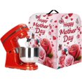 thumbnail image 3 of Red Rose Stand Mixer Covers Compatible with 4.5-5 Quarts Kitchen Aid Stand Mixer Dust Protector Cover for Mother's Day Decor Pink, 3 of 7