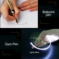 thumbnail image 5 of Rotating Pen Led Rolling Finger Ballpoint Pen,Multifunction Finger Gyro Spinn Rotating Pen, Fingertip Gyro Pen，Luminous Spinning Pen, Decompression Ballpoint Pen Pen, 5 of 7