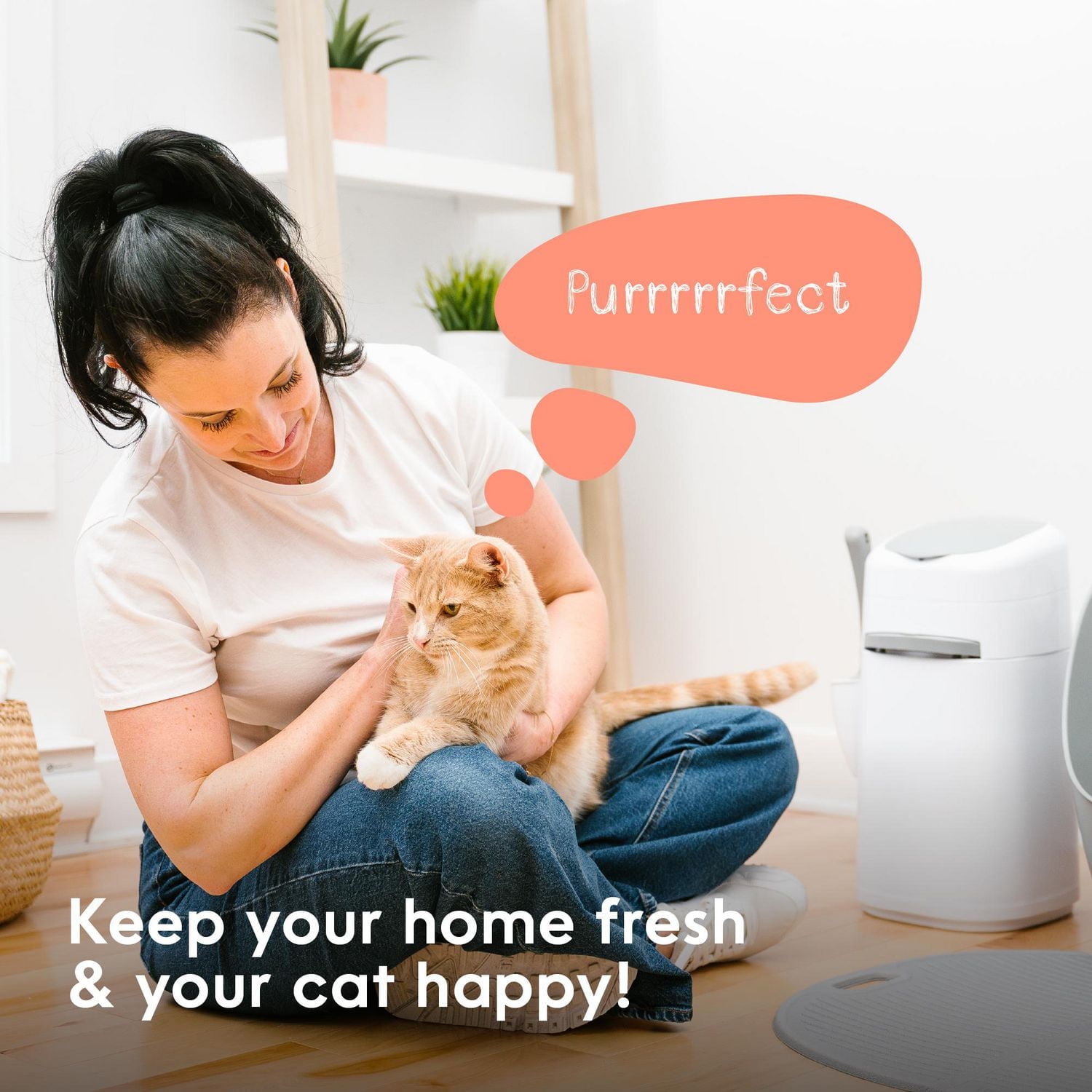 Poubelle à litière Litter Genie Style