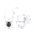 thumbnail image 6 of 2K Cameras for Home Security-2.4G WiFi Outdoor Camera Wireless Solar/Battery Powered, 360° Viewing, Human Detection, Color Night Vision, Cloud/SD Storage, 6 of 7