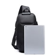 thumbnail image 4 of Mochila de hombro Bolso al aire libre para hombres Bolso bandolera Oxford resistente al agua Bolsa de pecho antirrobo a la moda, 4 of 7