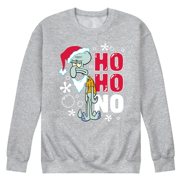 SpongeBob SquarePants - Ho Ho No - Men's Crew Neck Fleece Pullover