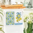 thumbnail image 4 of Lemon Flowers Floral Summer Kitchen Towels Dish Towels, 18x26 Inch Hello Sunshine Seasonal Decoration Hand Towels Set of 4, 4 of 6