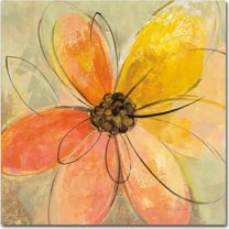 Trademark Fine Art "Neon Floral II" Canvas Art by Silvia Vassileva