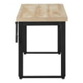 thumbnail image 5 of Pemberly Row Computer Desk Standing Adjustable 48"L Metal Natural, 5 of 9