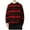 Wine, variant on UVEASISHA Striped Sweater Mens Color Block Knitted Pullover Round Collar Fashion Drop Shoulder Jumper Tops Comfy Casual Loose Ribbed Knit Sweaters Today's Sales Today Dark Gray 2XL
