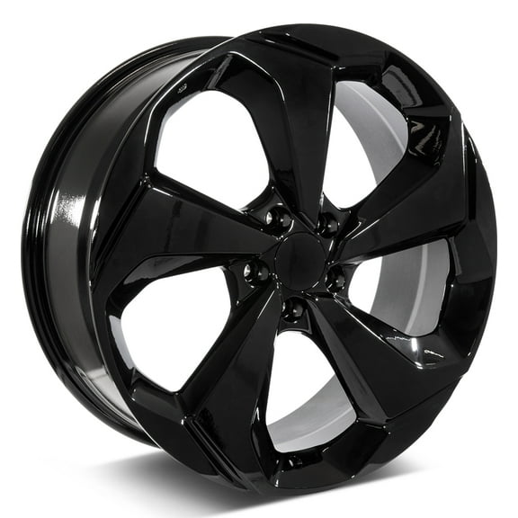 Set of 20" Gloss Black Sport Style 2020 Wheels for Honda Civic, Accord, CRV, HRV (20x8, 48mm Offset)