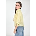 thumbnail image 3 of Camisa de lino Roman Fashion /Juvenil, 5123 (Amarillo) amarillo M, 3 of 6