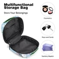 thumbnail image 4 of Cherry Berries with Flowers and Leaves Sanitary Napkin Storage Bag, Zipper Menstrual Cup Pouch Feminine Menstruation First Period Pads Holder for Girls Women Ladies, 4 of 6