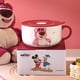 thumbnail image 4 of Cuenco para Fideos Instantáneos de cerámica con dibujos de Mickey, caja de regalo con tapa para estudiantes, cuenco con mango diario, vajilla bonita para trabajadores de oficina, regalo, 4 of 5