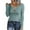 Blue, variant on Njoeus Women's Blouses, Women's Casual V-Neck Cutout Sweater Ribbed Shirt Slim Fitted Long Sleeve Soft Comfy Knit Tops Tee Blouse S-XXL
