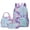 DV78_B, variant on 3PCS Women Backpack with Lunch Box Set Gradient Bookbag Lightweight Baypack for Womens & Teens