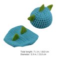 thumbnail image 2 of KAKOWELY juego de gorro y pantalones para bebé, disfraz de dinosaurio de ganchillo, accesorios de fotografía para recién nacidos, 2 of 5