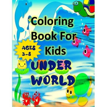 Under the Ocean Coloring Book for Kids Bold & Easy Simple Coloring