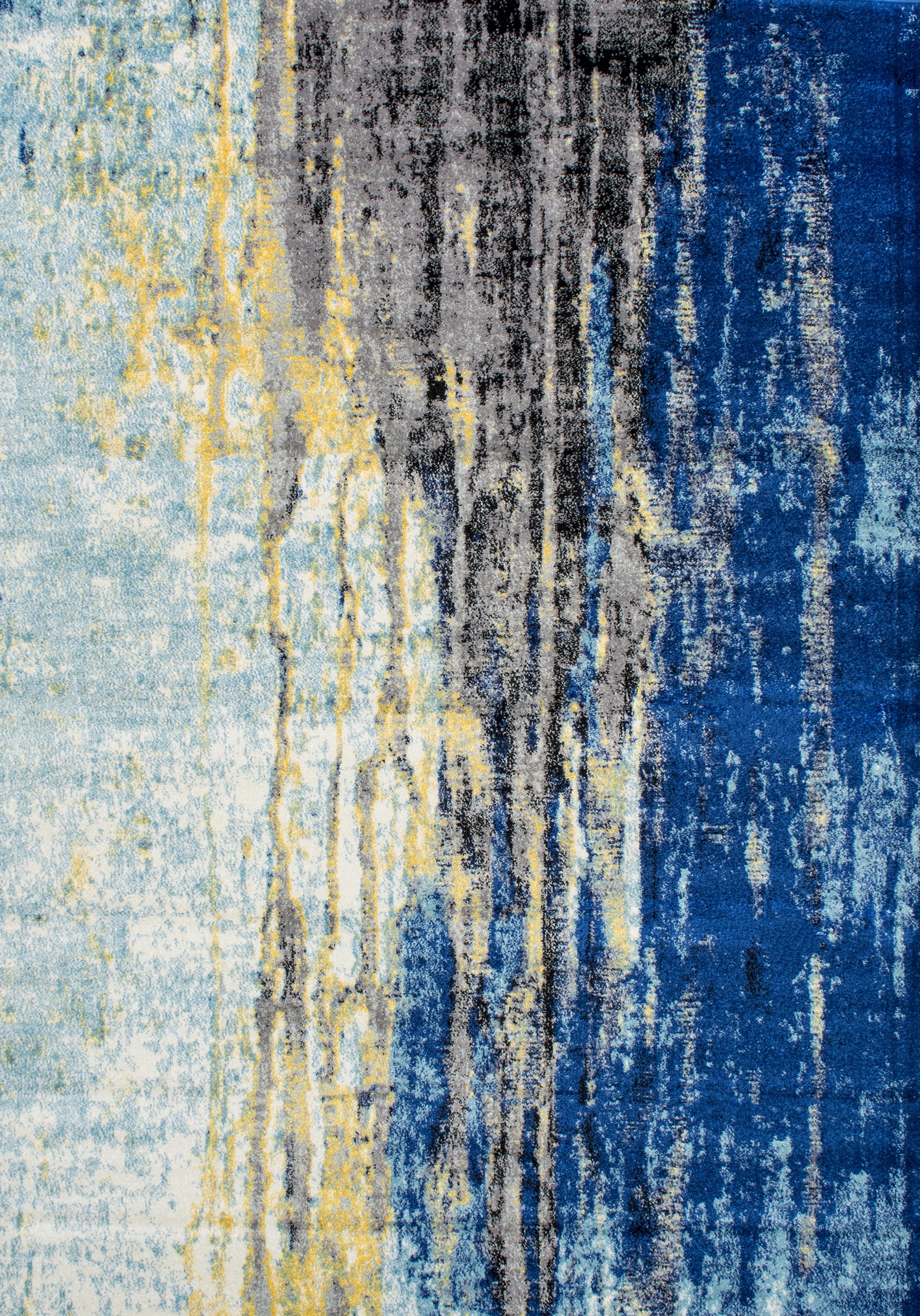 nuLOOM Waterfall Vintage Abstract Area Rug, 6' 7" x 9', Blue