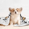 thumbnail image 4 of Lsque Sml Jeffy Pattern Waterproof Throw Blanket Pet Blanket for Dogs & Indoor Cats, Washable - Shaggy Plush Calming Long Faux Fur & Velvet Dog Blanket -, 4 of 8