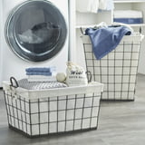 Better Homes & Gardens Heavy-Gauge Wire Laundry Basket, Antique Gray ...