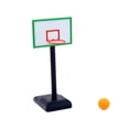 thumbnail image 1 of Canasta de baloncesto con balón para casa de muñecas, equipamiento deportivo en miniatura, adorno a escala 1/12, accesorios para decoración de, 1 of 8