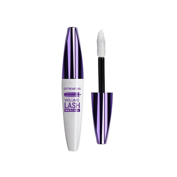 Rímel Negro Máscara rizadora de volumen, efecto natural de alargamiento y espesamiento, volumen y longitud de pestañas 5 veces más largos, resistente al agua, 9 ml(Buy 2 save 10%)