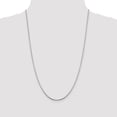 thumbnail image 3 of Sterling Silver 1.5mm 8 Sided Sparkle-Cut Box Chain Necklace - 5.9 Grams - 20 Inch, 3 of 4