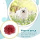 thumbnail image 5 of Monstrate con flores, cómodo de llevar, aspecto hermoso, pajarita para gatos, suministros para mascotas para adornos, rojo sandía Type3 NO3, 5 of 6