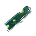 thumbnail image 1 of Portable Magnetic Pocket Level Gauge Mini Protractor With Metric Ruler Measure Vertical Horizontal 45° Measure Metric Ruler [200mm] green, 1 of 9