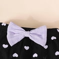 thumbnail image 6 of yboeqw 3 Piece Infant Baby Girl Clothes Fall Outfits Ribbed Long Sleeve T-Shirt and Leggings + Headband Fall Winter Set 6 9 12 18 24 Months,Size 6-9 Months, 6 of 9