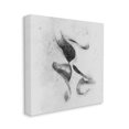 thumbnail image 3 of Stupell Industries Romantic Kiss Faces Lips Closeup Couple Drawing Canvas Wall Art, 30 x 30, Design by Ros Ruseva, 3 of 7