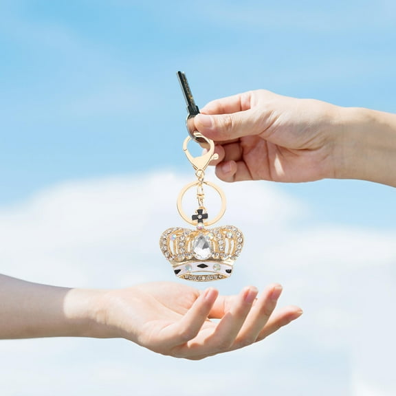 TEHAUX  Women Crown Key Chain for Keychain Practical Decoration Purse
