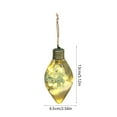 thumbnail image 3 of Christmas Decorations Indoor, LED Crystal Pendant Light Dimmable Chandelier for Dining Room Kitchen Bedroom Hallway, 3 of 6