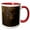Red/White, variant on 3drose, Orbweaver Spider, Los Angeles, Ca - Na02 Rsp0005 - Rob Sheppard, 11oz Two-tone Yellow Mug