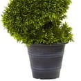 thumbnail image 3 of Nearly Natural 3Ft. Grass Spiral Topiary With Deco Planter Green, 3 of 3