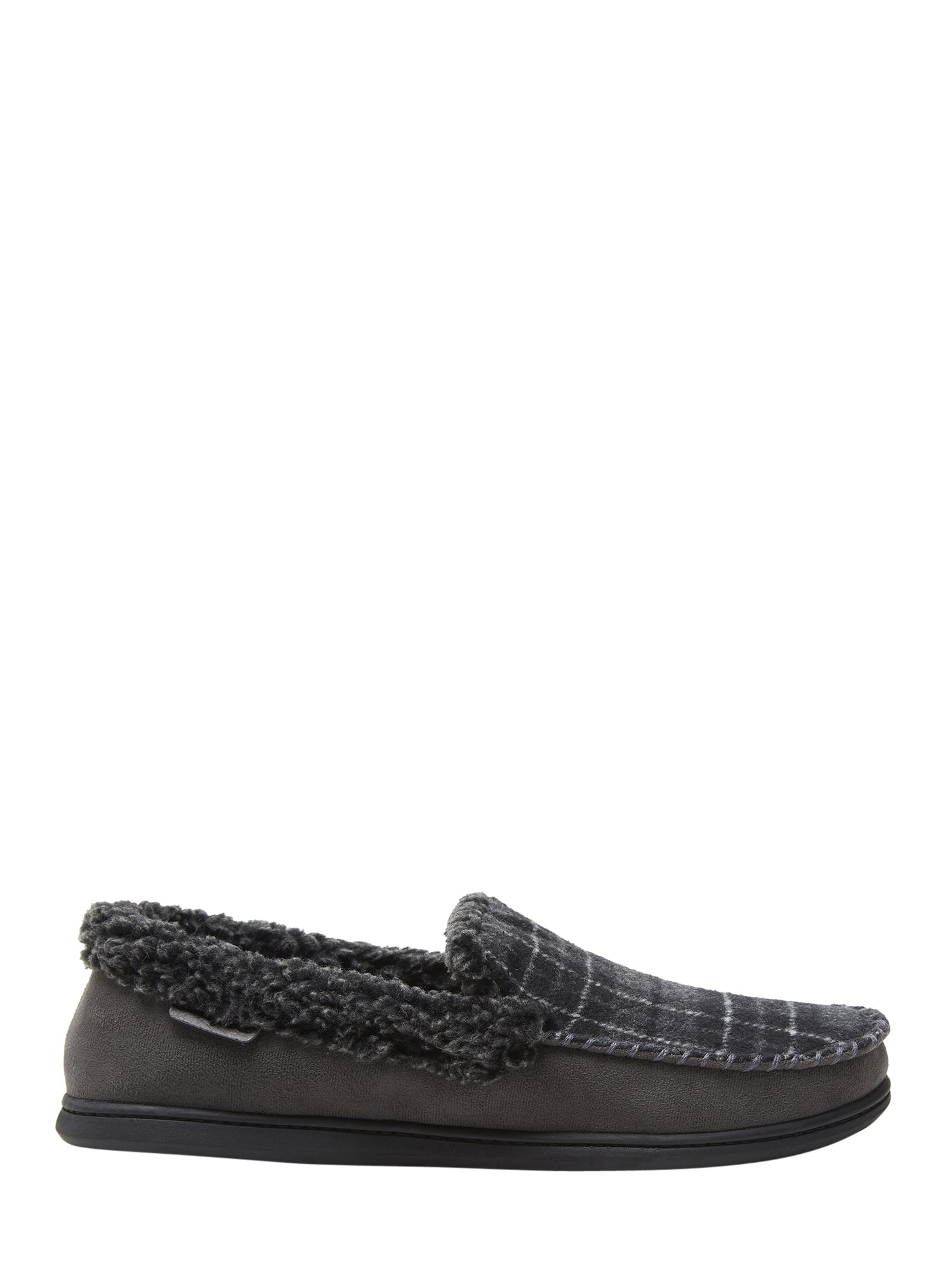 Dearfoams Dearfoams Men's Wide Whipstitch Moccasin Slippers