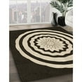 thumbnail image 3 of Ahgly Company Machine Washable Indoor Rectangle Transitional Midnight Gray Area Rugs, 5' x 8', 3 of 7