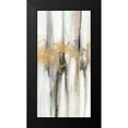 thumbnail image 2 of Studio W 14x24 Black Modern Framed Museum Art Print Titled - Falling Gold Leaf II, 2 of 5