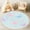 Color 1, variant on Washable Non Slip 4ft Round Rug, Purple Butterflies Blossoms Soft Pastel Colors Circle Area Rugs with Tassels Carpet for Nursery Bedroom Living Room Playroom Tent rug Tent Castle