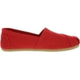 thumbnail image 2 of Toms Women's Classic Canvas Red Ankle-High Slip-On Shoes - 9.5M, 2 of 3