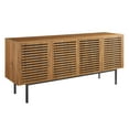 thumbnail image 2 of Modway Parker 73" Tall TV Stand in Walnut, 2 of 7